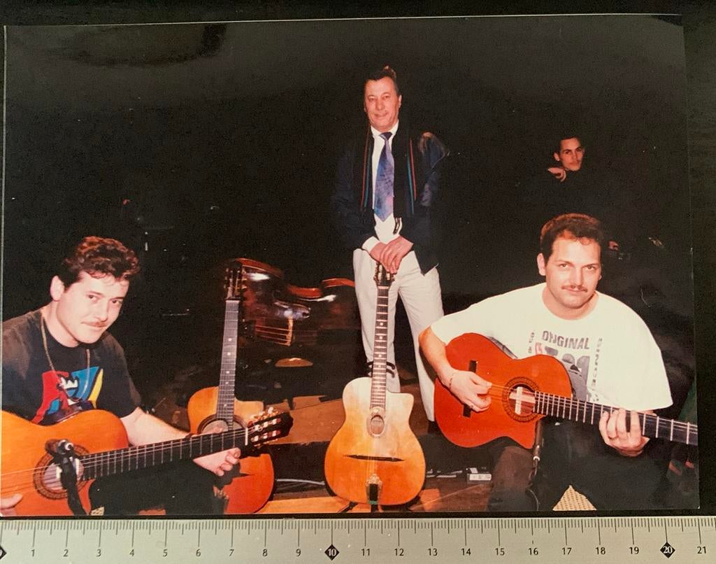 The Rosenberg Trio, foto uit jaren ‘90, Verzamelen, 1980 tot heden, Foto, Ophalen of Verzenden, Zo goed als nieuw