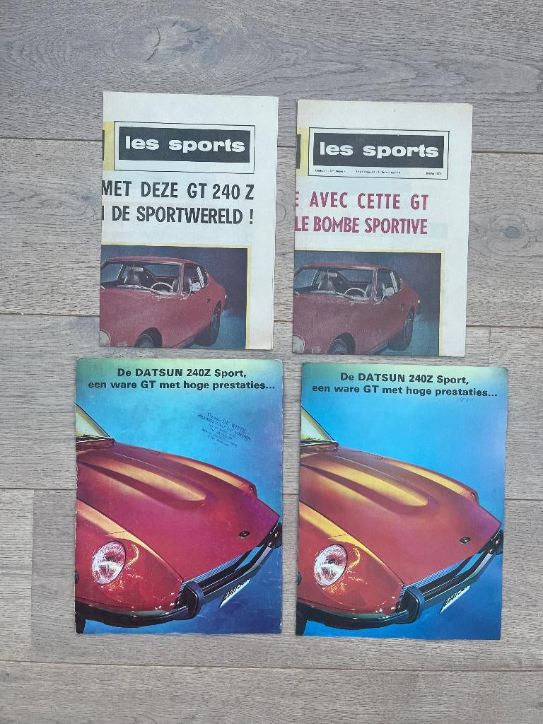 DATSUN 240Z & DATSUN 260Z & DATSUN 280ZX FOLDERS, Ophalen of Verzenden, Gelezen, Overige merken
