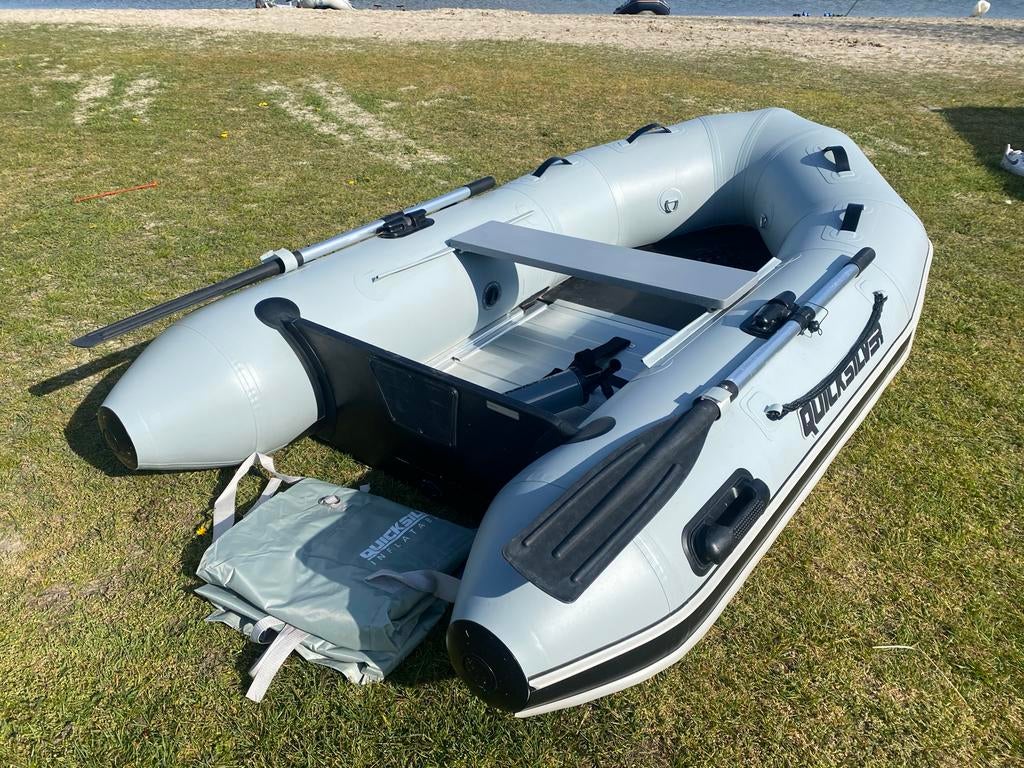 Rubberboot + Suzuki 6pk Buitenboordmotor, Watersport en Boten, Buiten- en Binnenboordmotoren, Ophalen, Gebruikt, 5 tot 10 pk, Viertaktmotor