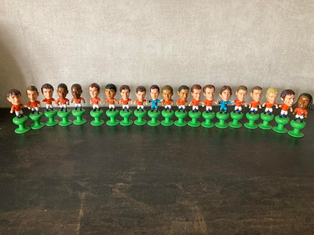Voetbal poppetjes Nederlands Elftal - 20 stuks, Verzamelen, Sportartikelen en Voetbal, Ophalen, Gebruikt, Overige sporten, Beeldje of Poppetje
