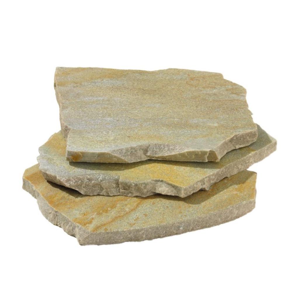 Flagstones Brasil Yellow  XL 25-40mm en Zwembadranden, Doe-het-zelf en Verbouw, Tegels, Ophalen, 40 tot 60 cm, Wandtegels, Nieuw