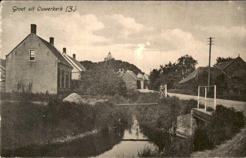 Ouwerkerk - Groet uit, Ophalen of Verzenden, 1920 tot 1940, Gelopen, Zeeland