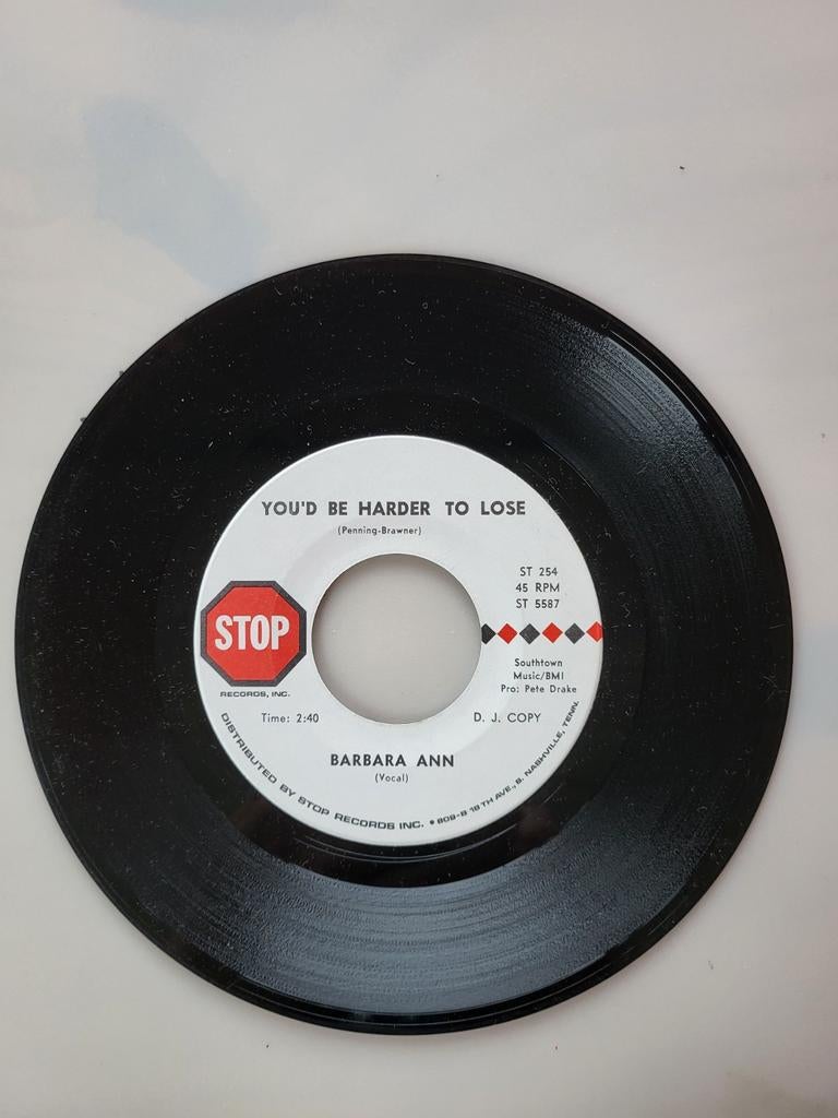 Barbara Ann (Stop records), Ophalen of Verzenden, Gebruikt, Overige formaten