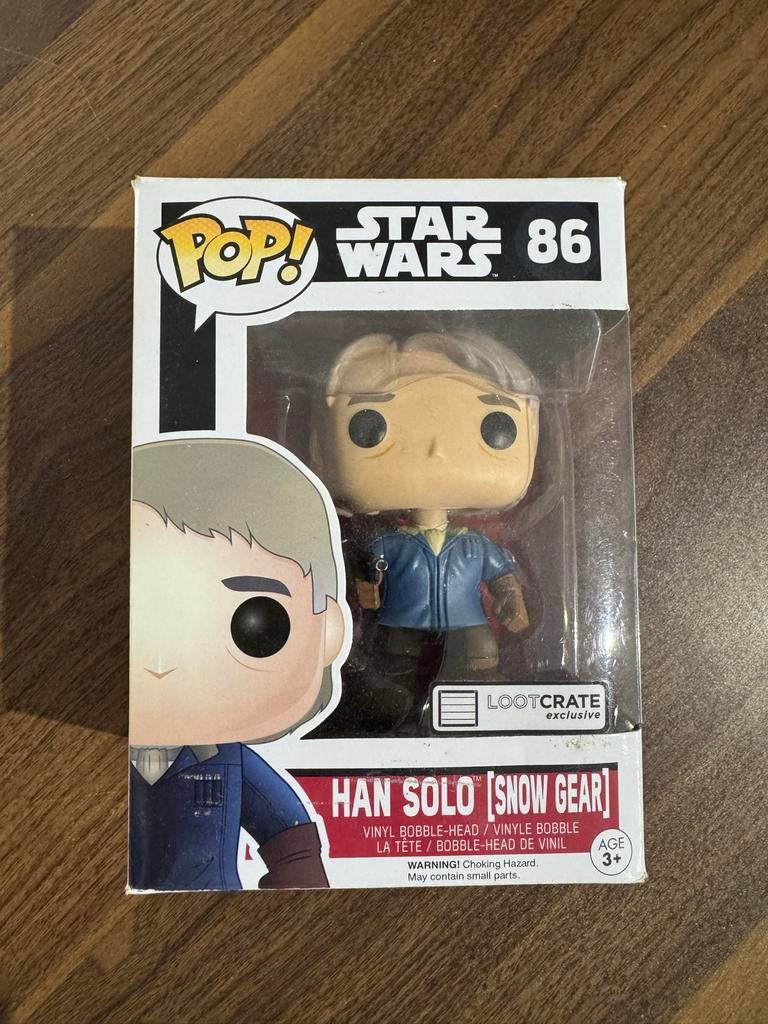 Funko Pop Star Wars Han Solo Snow Gear #86, Ophalen of Verzenden, Zo goed als nieuw
