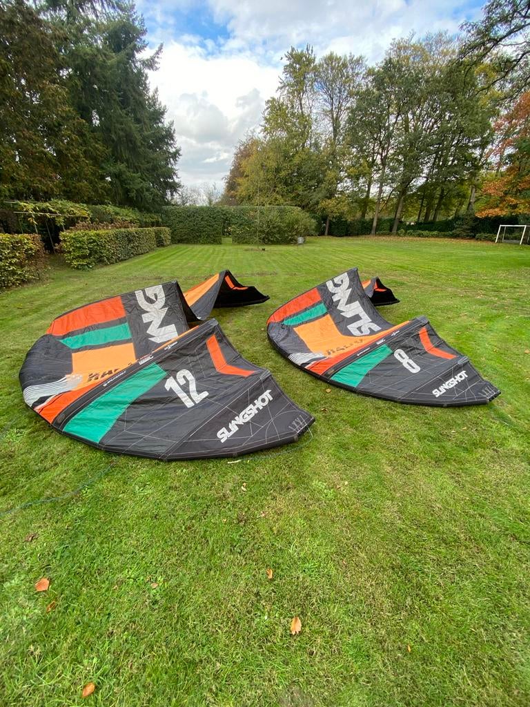 Slingshot Rally 2017 complete Kiteset kite bar, harnas ect, Kitesurf-set, Twintip, 8 m², Ophalen of Verzenden