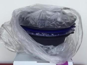 Nieuwe Tupperware micro Urban 3 liter, Ophalen of Verzenden, Nieuw, Blauw, Overige typen
