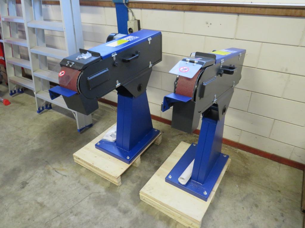 bandschuurmachine staand model 3 types op voorraad 220v 380v, Doe-het-zelf en Verbouw, Gereedschap | Schuurmachines, Nieuw, Bandschuurmachine