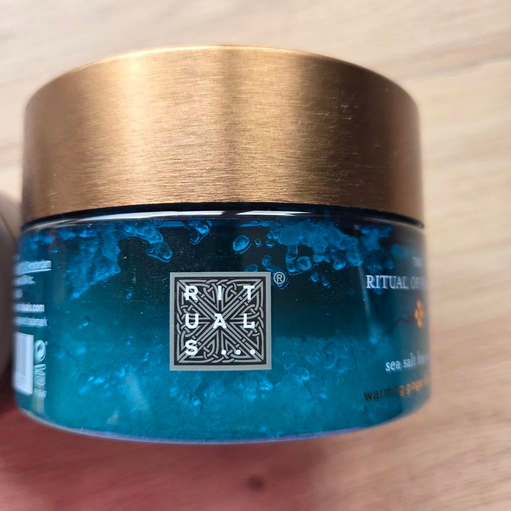 Rituals Hammam Sea Salt Hot Scrub, Ophalen of Verzenden, Gebruikt, Bodylotion, Crème of Olie