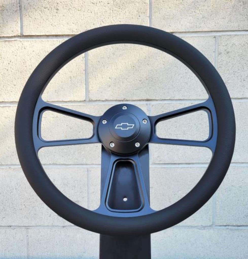 Forever Sharp stuur 14" Black Muscle + Chevy claxon, Ophalen of Verzenden, Nieuw, Chevrolet