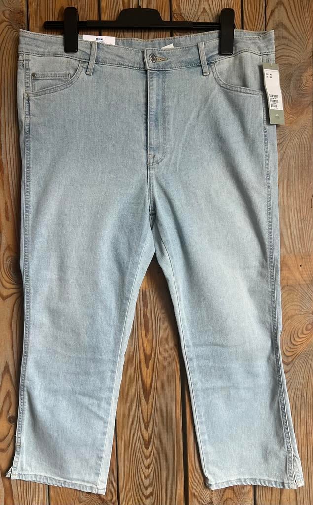 Nieuwe lichte 3/4 jeans H&M maat 48, Ophalen, Nieuw, Blauw, Overige jeansmaten