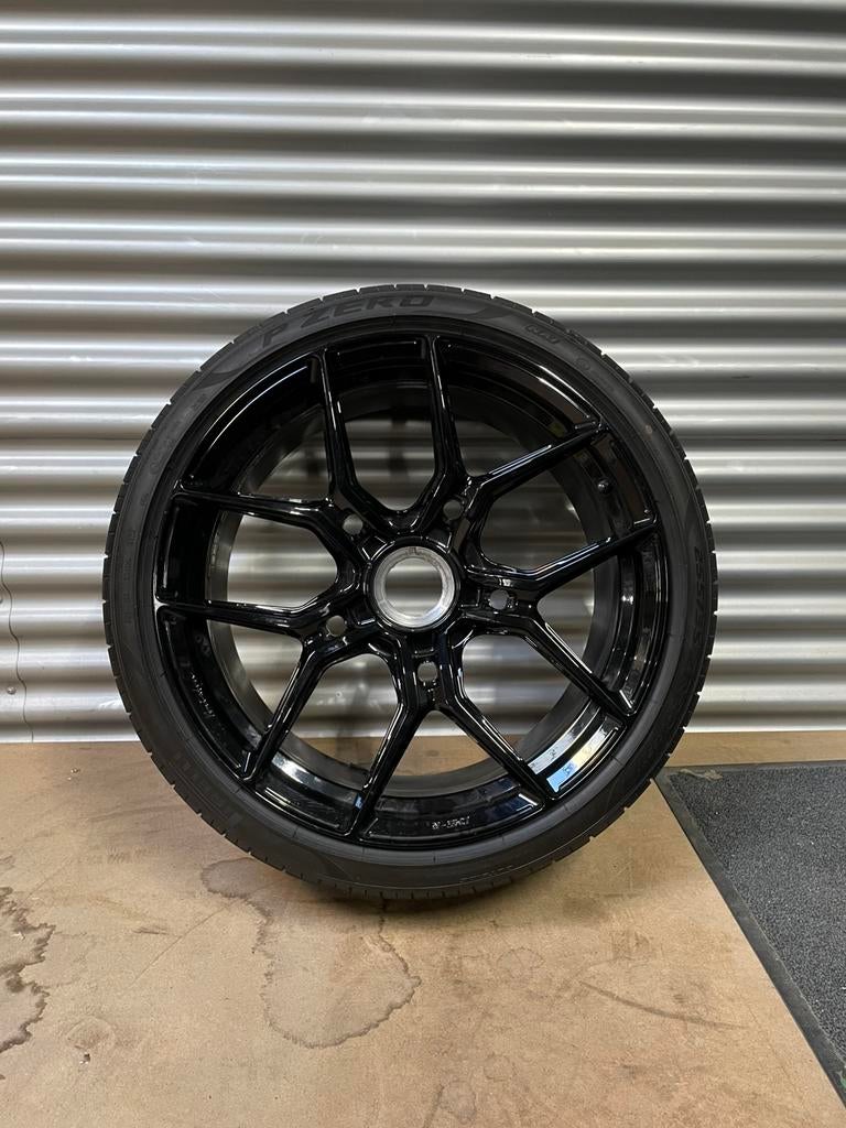 Brixton CM5-R wielen Porsche 911(992) Turbo S, Auto-onderdelen, Banden en Velgen, Ophalen, Gebruikt, 255 mm, Banden en Velgen