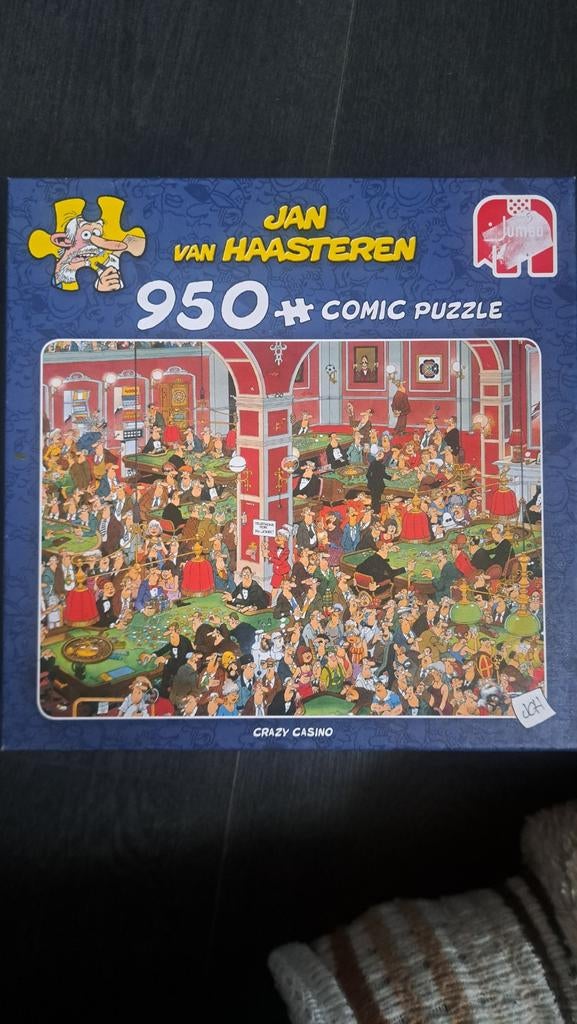 Jan van Haasteren - Crazy Casino Puzzel, Ophalen of Verzenden, 500 t/m 1500 stukjes, Zo goed als nieuw, Legpuzzel
