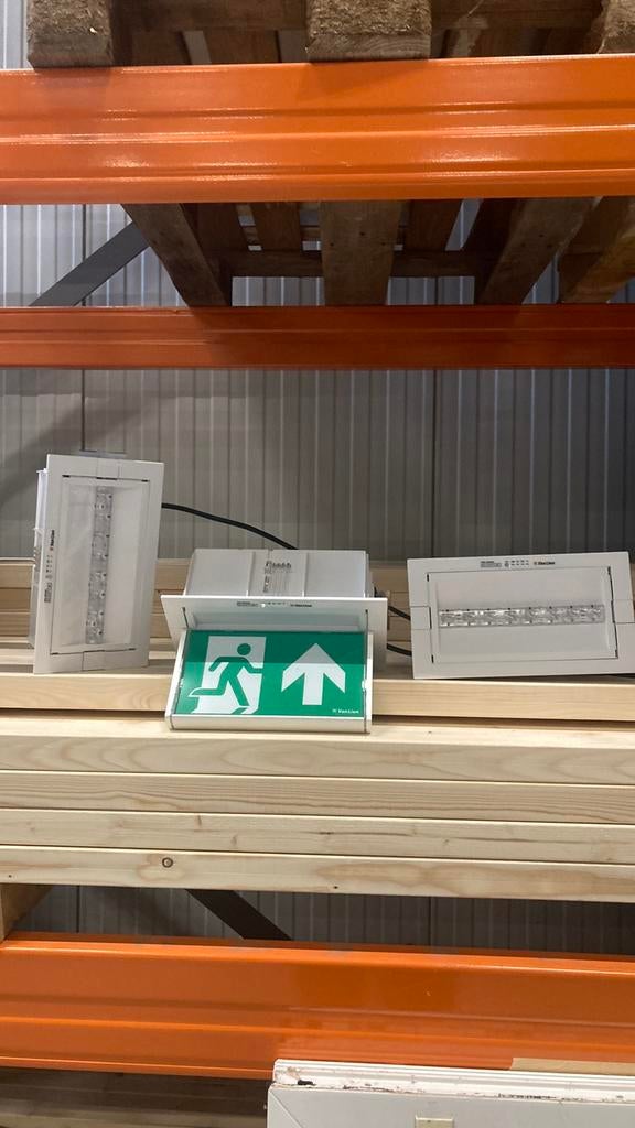 Led verlichting systeem plafonlamp noodverlichting kabelgoot, Ophalen, Zo goed als nieuw, Overige typen