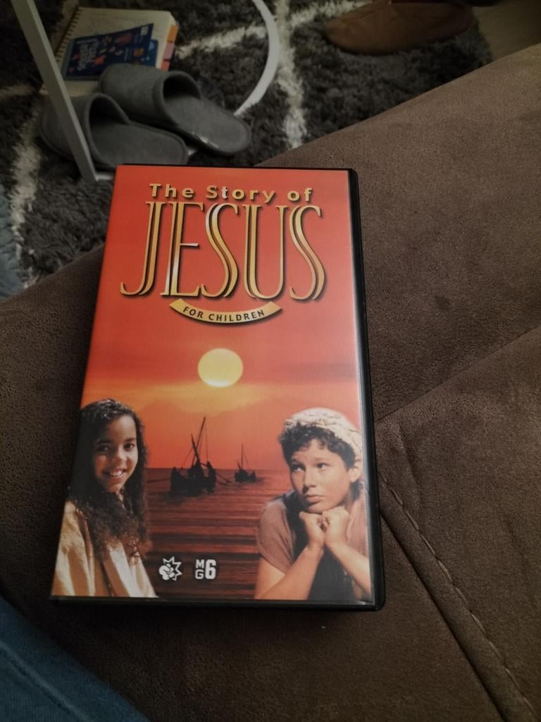 VHS videoband film.The Story of Jesus for Children, Ophalen of Verzenden