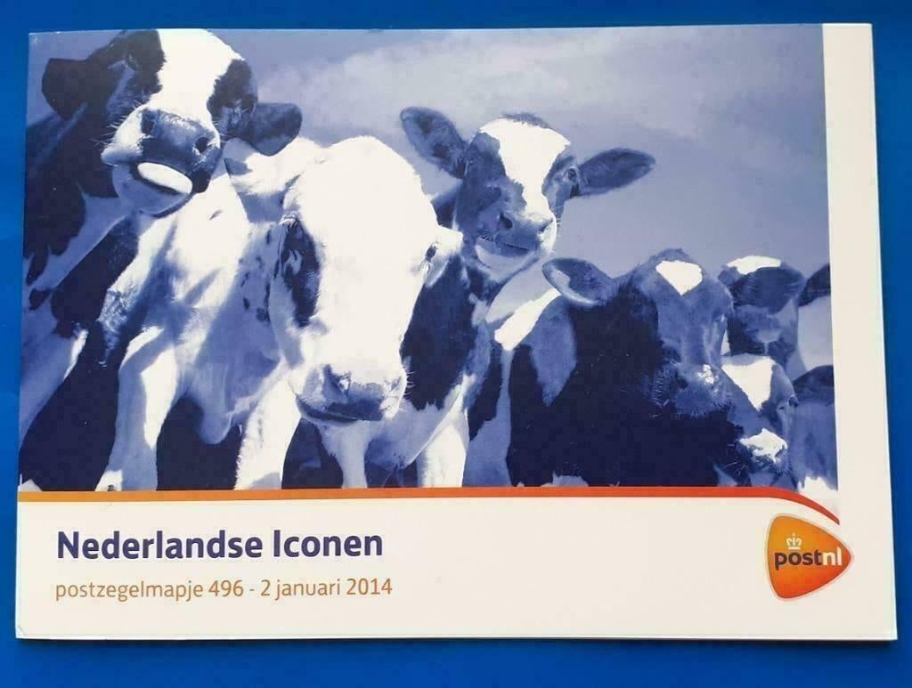 Postzegelmapje 496 - Nederlandse Iconen 2014, Postzegels en Munten, Postzegels | Nederland, Ophalen of Verzenden, Na 1940, Postfris