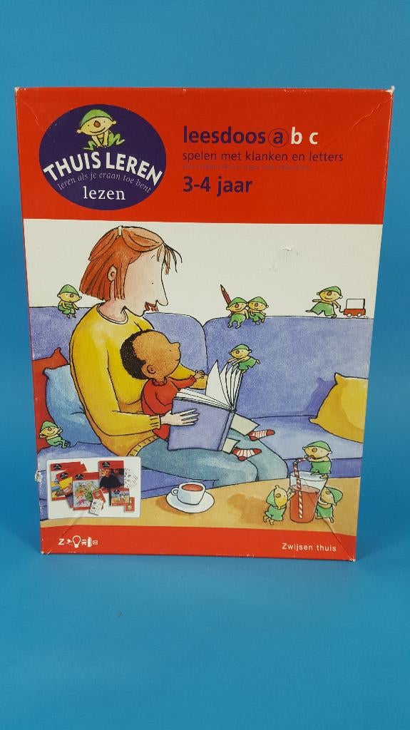 Thuis Leren Lezen, leesdoos A, 3-4 jaar. Zwijsen Thuis. 7C11, Kinderen en Baby's, Speelgoed | Educatief en Creatief, Tweedehands verkoop