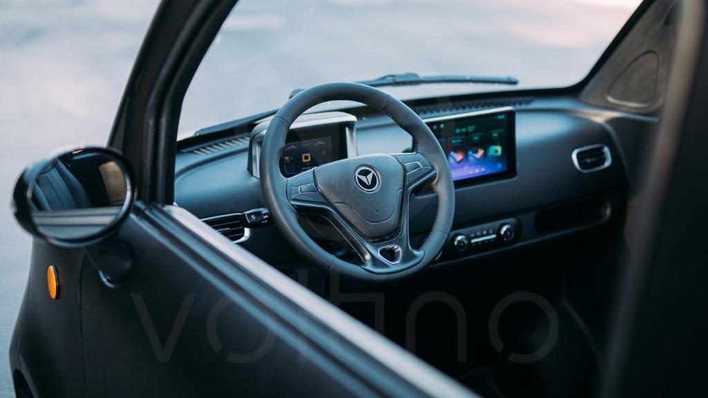 Elektrische brommobiel citycar, 2 jaar garantie, Diversen, Voltino, Nieuw, 16 km/u of meer, 46 km of meer