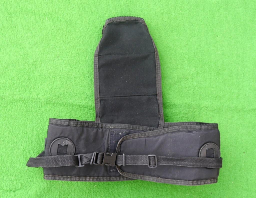 Beklede Mares backplate met buikband Maat M, Ophalen of Verzenden, Gebruikt, Trimvest of Wing