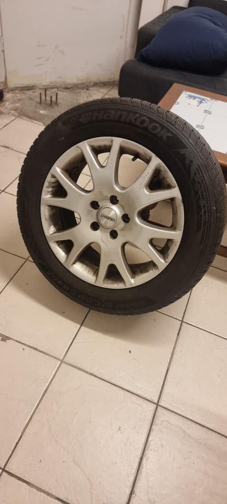 Hyundai Tucson Velgen + Hankook Winterbanden, Ophalen, Gebruikt, 16 inch, Banden en Velgen