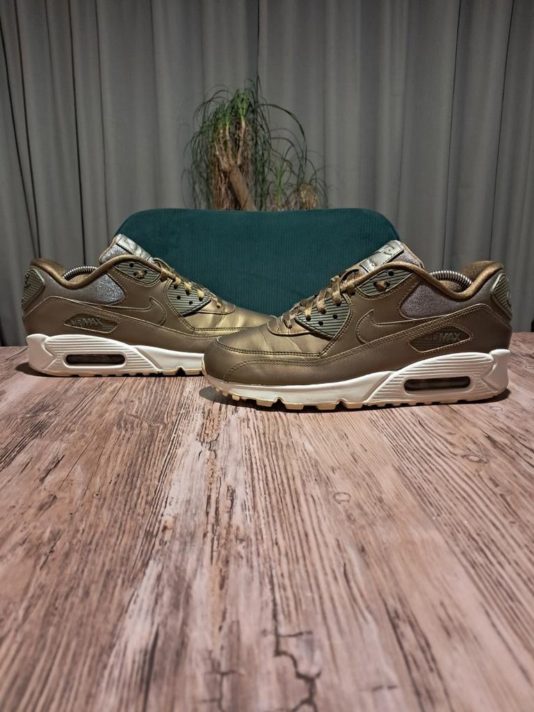 Nike Air Max 90 Premium 'Metallic Field' Size 40 - Rare!, Overige kleuren, Nike, Ophalen of Verzenden, Sneakers of Gympen