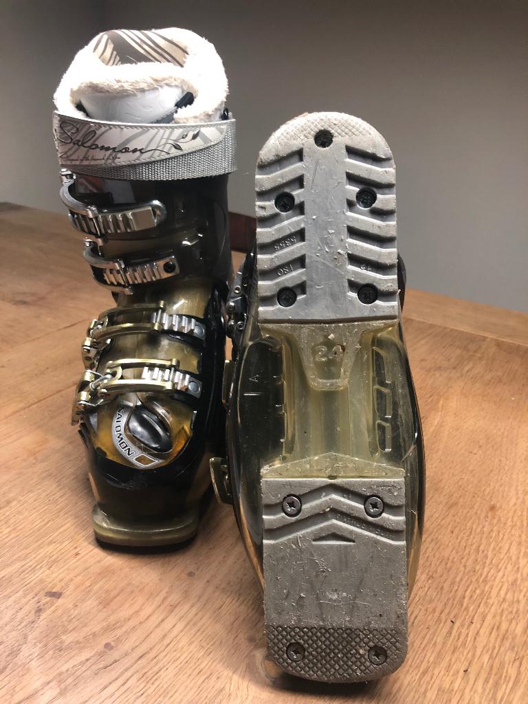 skischoenen, Sport en Fitness, Skiën en Langlaufen, Ophalen, 160 tot 180 cm, Gebruikt, Schoenen
