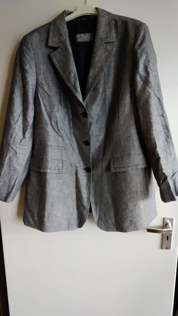 Ulla Popken dames colbert jasje maat 48 XL grijs, Kleding | Dames, Jasjes, Kostuums en Pakken, Maat 46/48 (XL) of groter, Ulla Popken
