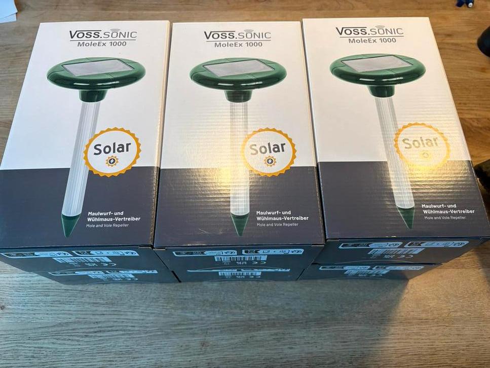 6x Voss Sonex Molex 1000 - Mollenverjager, Ophalen, Nieuw, Ongediertebestrijding