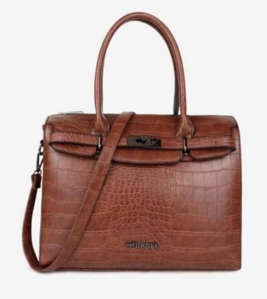 Wimona handtas, Ophalen of Verzenden, Zo goed als nieuw, Bruin, Handtas