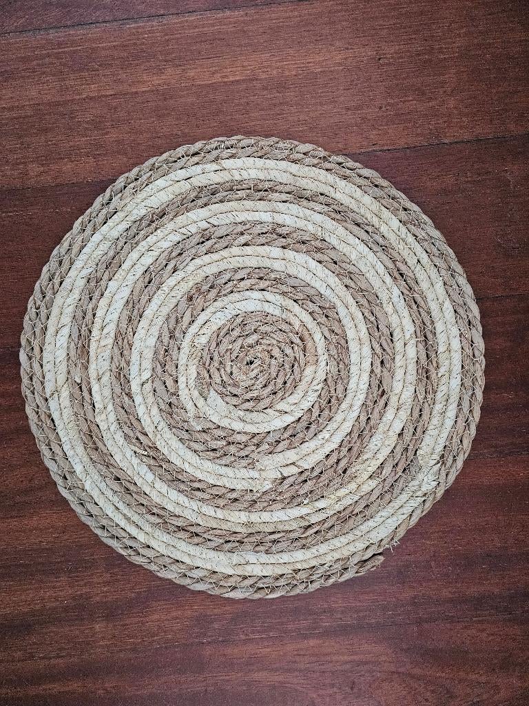 Rieten matje of placemat, Ophalen of Verzenden, Zo goed als nieuw, Overig