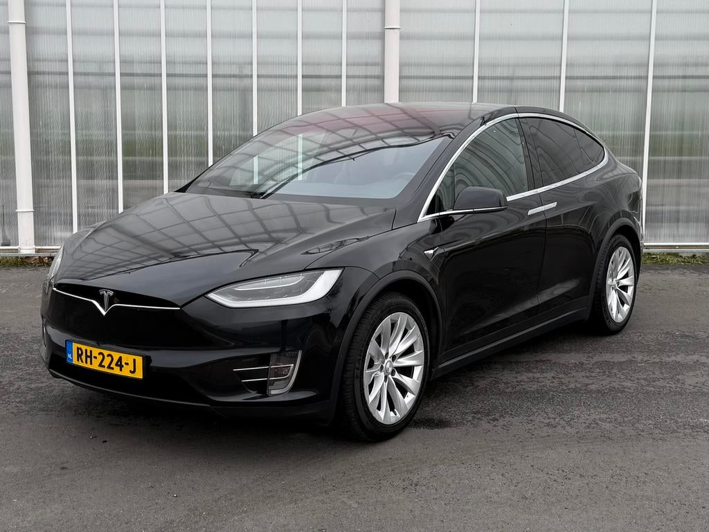 Tesla Model X - 100D - 2017 - Zwart - 7p. - BTW Auto - Bied!, 7 stoelen, Zwart, Origineel Nederlands, Elektrisch