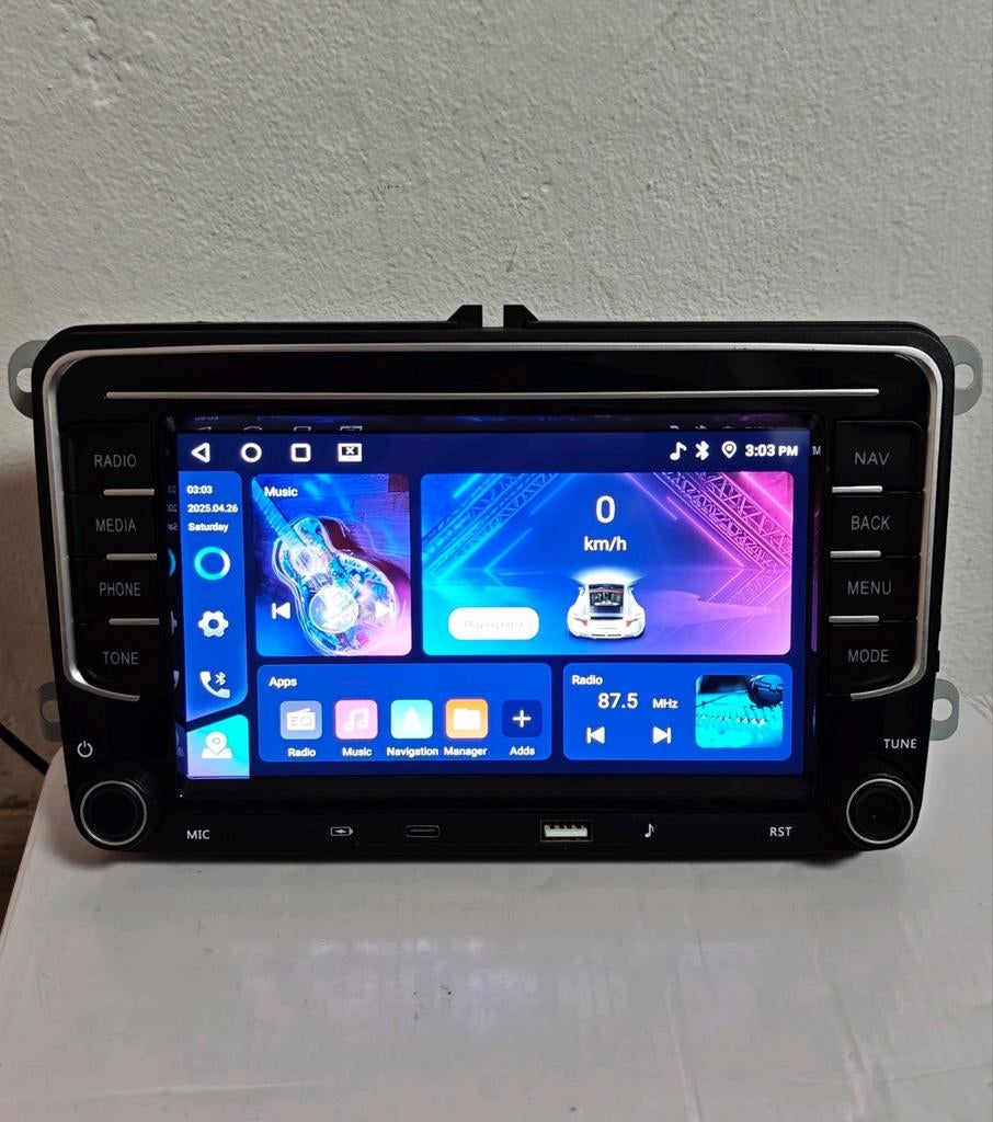 Autoradio VW Golf 5 6 Plus polo Passat Touran Tiguan, Ophalen of Verzenden