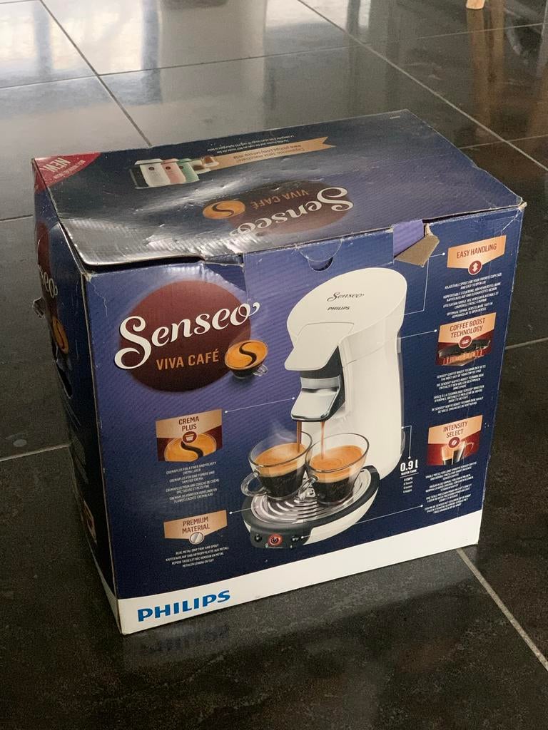 Senseo Viva Café - zwart - weinig gebruikt!, Koffiemachine, Ophalen of Verzenden, Zo goed als nieuw, 1 kopje