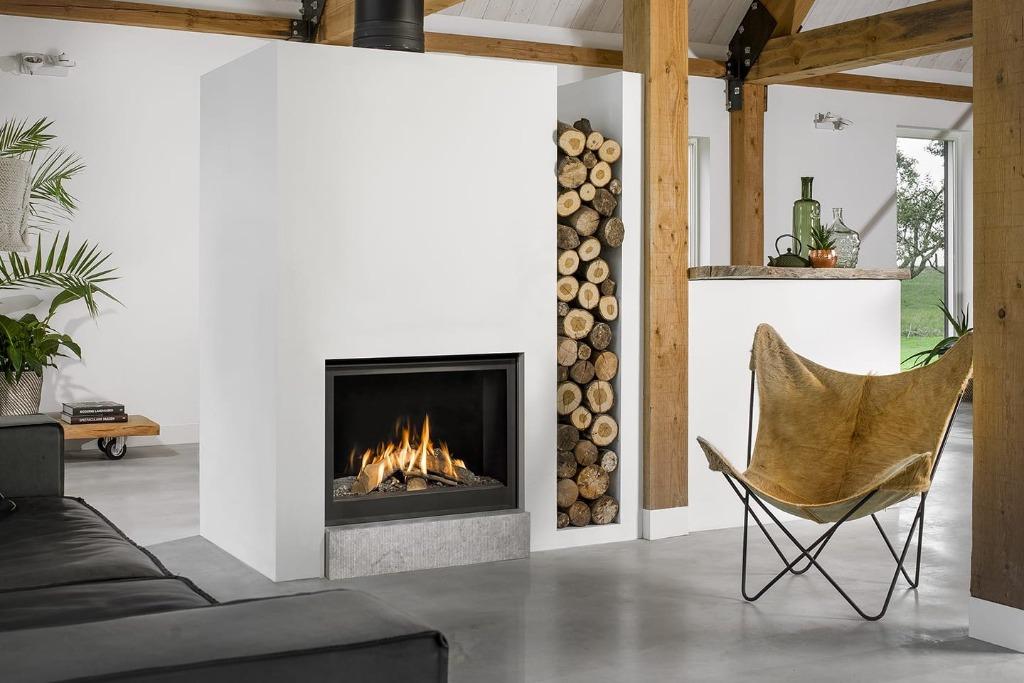 Barbas Bellfires Gas Fire Smart 90-80 / Smartbell 90-80, Ophalen of Verzenden, Zo goed als nieuw, Inbouwhaard, Gashaard