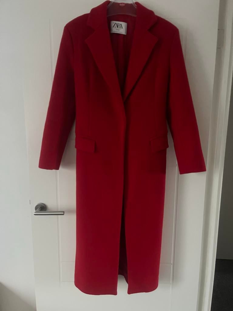 Zara Studio wollen jas XS - Limited Edition, Ophalen of Verzenden, Zo goed als nieuw, Maat 34 (XS) of kleiner, Rood