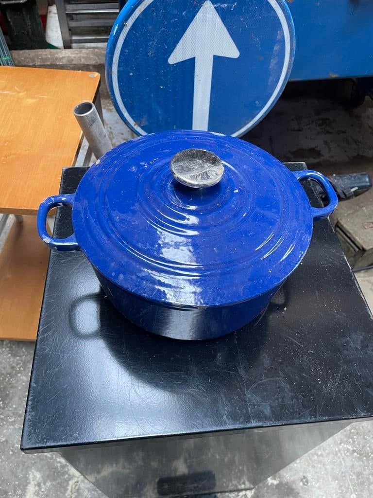 Bk braadpan, Ophalen of Verzenden, Gebruikt, Gietijzer, Koekenpan of Braadpan