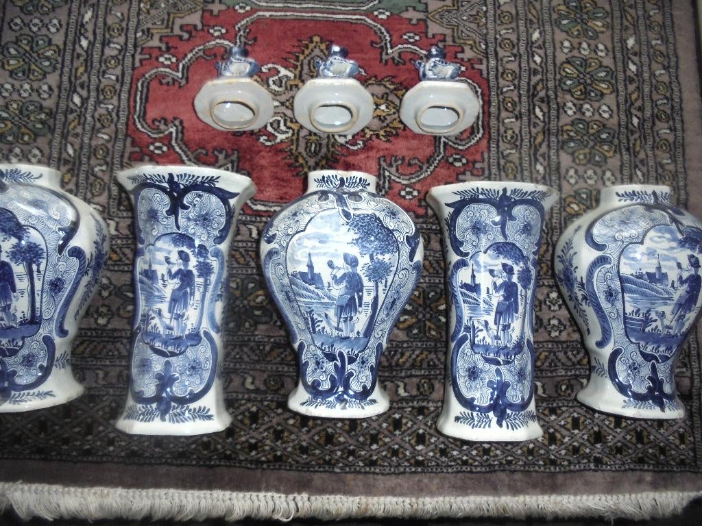delfts aardewerk kaststel antiek, Ophalen of Verzenden