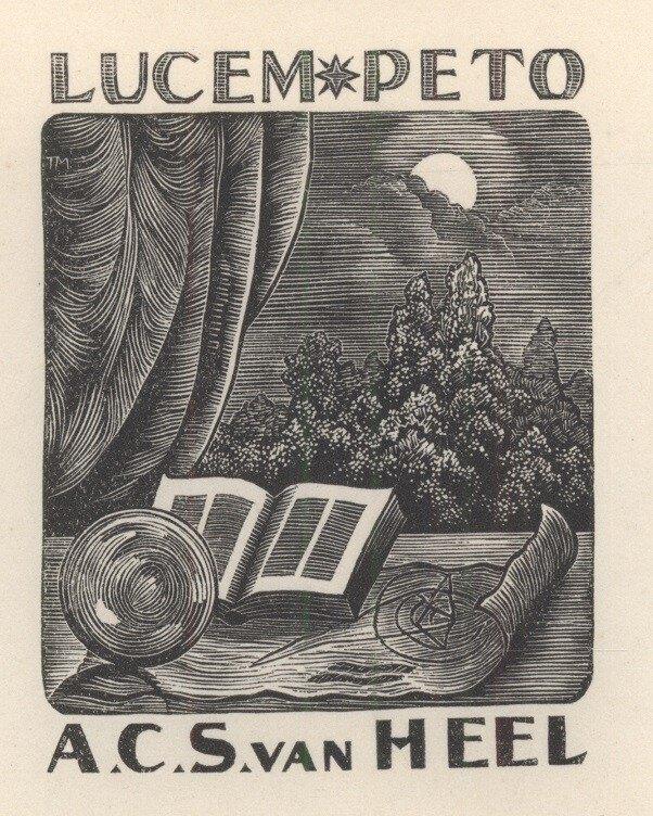 1270 Ex Libris Nederland : Thijs Mauve, 1946, Verzenden