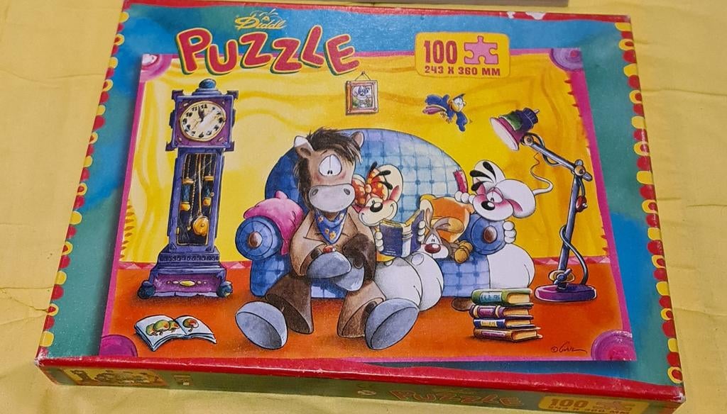 Diddl Puzzle - 100 stukjes compleet, Ophalen of Verzenden, Minder dan 500 stukjes, Zo goed als nieuw, Legpuzzel