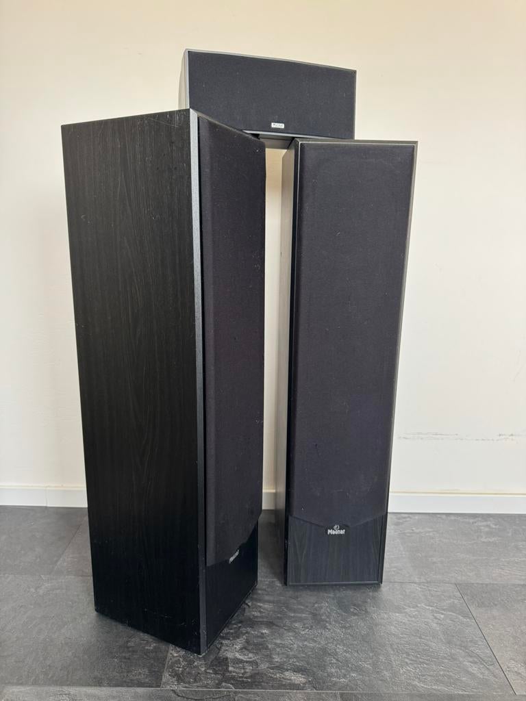 2x Magnat Concept 1000 + Magnat Integra, Audio, Tv en Foto, Luidsprekers, Gebruikt, Front, Rear of Stereo speakers, 120 watt of meer