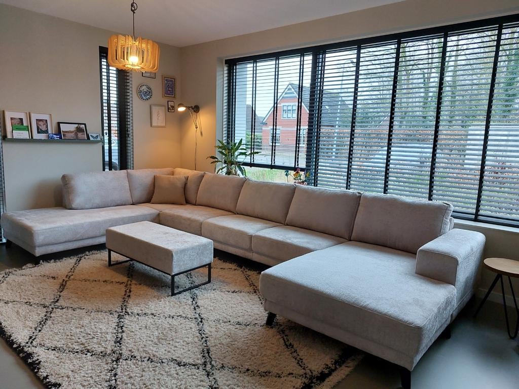 MEGA U bank, Ribstof, Velvet, Bouclé/Teddy, Geweven stof XXl, Ophalen of Verzenden, Nieuw, Stof, Modern
