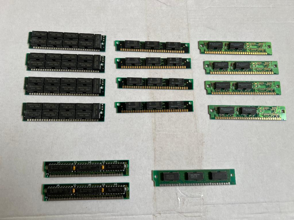 Oud Simm geheugen dimms 15 stuks, Computers en Software, RAM geheugen, Overige soorten, Verzenden, Desktop, Gebruikt