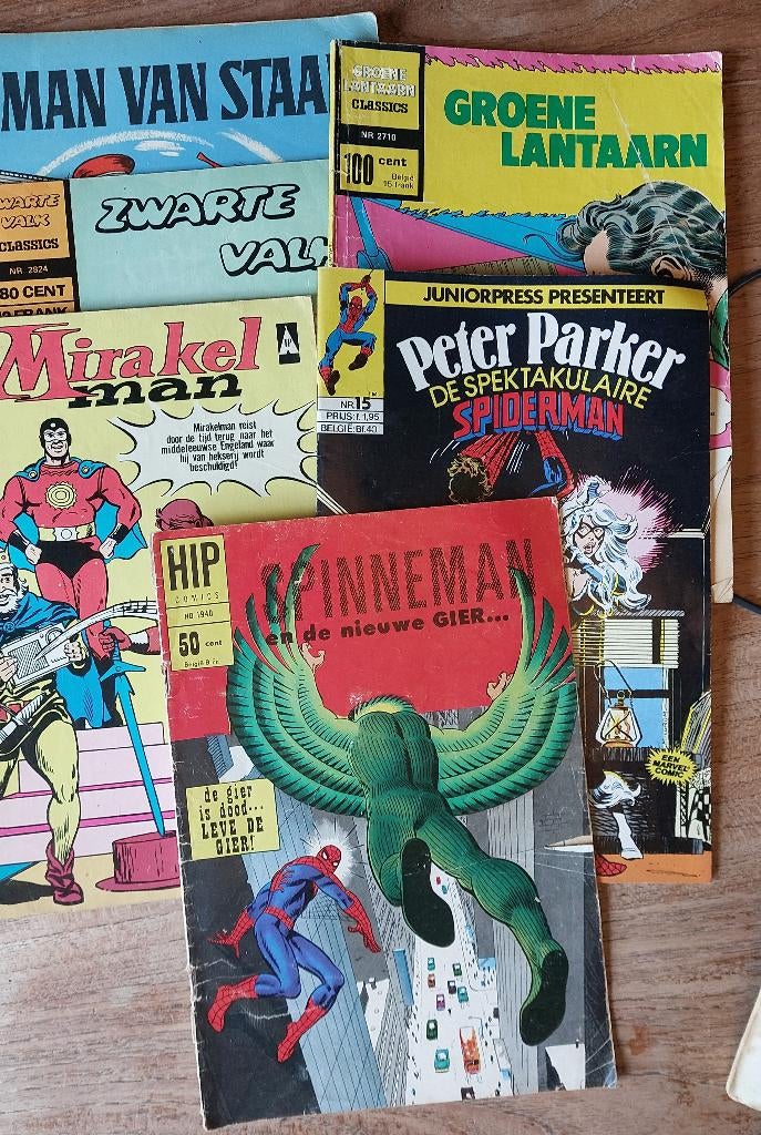 diverse oude strips super helden vanaf 1967, Boeken, Stripboeken, Gelezen, Diverse, Ophalen of Verzenden, Meerdere stripboeken