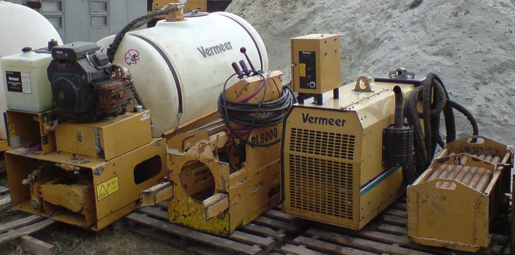 Vermeer PL 8000, Sloopwerk buiten