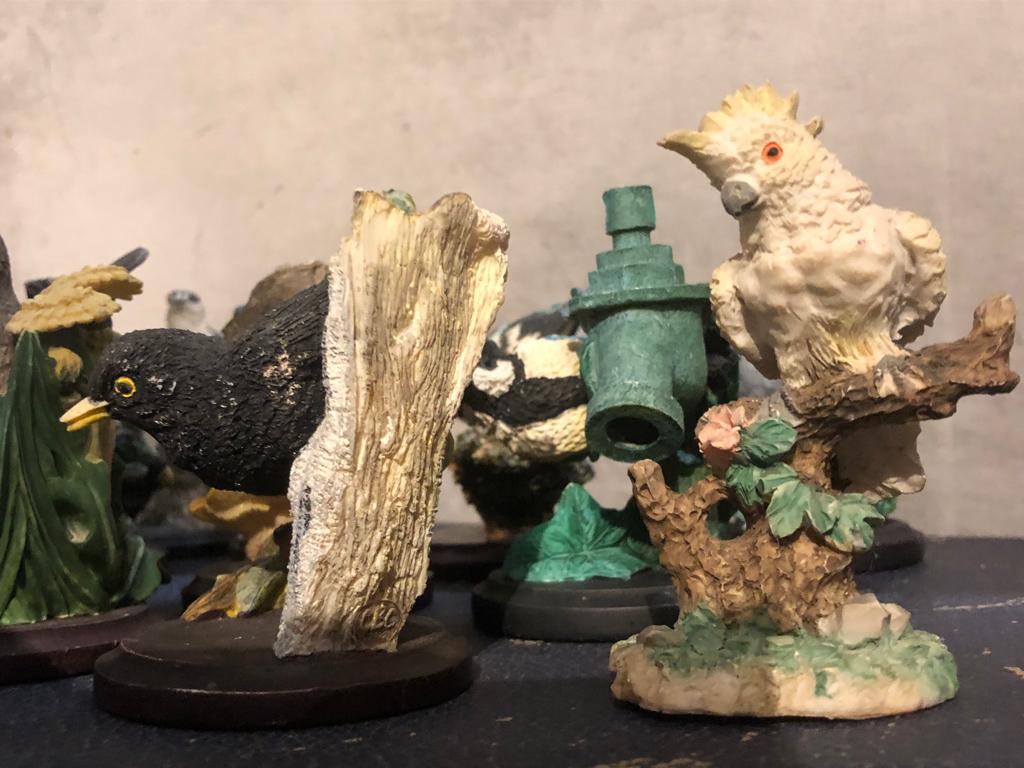 Verzameling 13x beeldjes Vogelwereld van Eaglemoss, Verzamelen, Beelden en Beeldjes, Gebruikt, Ophalen of Verzenden