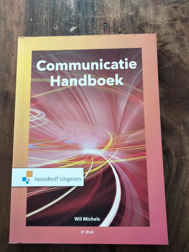 Communicatie handboek, Wil Michels, Zo goed als nieuw, Alpha, HBO