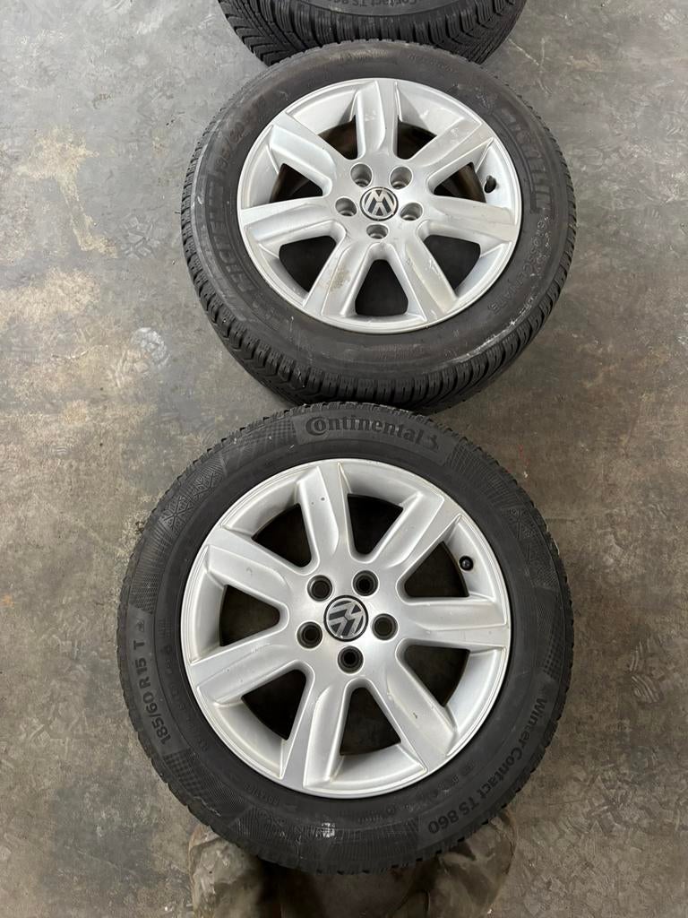 Winterwielen volkswagen 15 inch, Auto-onderdelen, Banden en Velgen, 16 inch, Banden en Velgen, 195 mm, Winterbanden