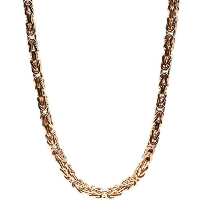 Gouden Koningsketting 14kt, Www.bredajuwelier.nl, Nieuw, Ophalen of Verzenden, Www.bredajuwelier.nl