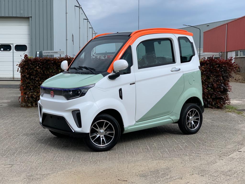 Citycar X9 AIRCO elektrische 45 km Brommobiel, Nieuw, 16 km/u of meer, 46 km of meer, Ophalen