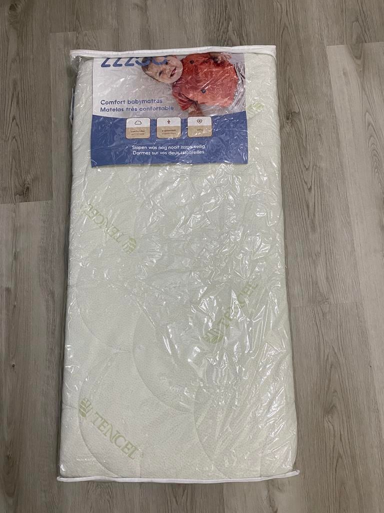 ABZ BABYMATRAS TENCEL WITTE PANTER 60X120 HR 30 KOUDSCHUIM, Ophalen of Verzenden, Zo goed als nieuw