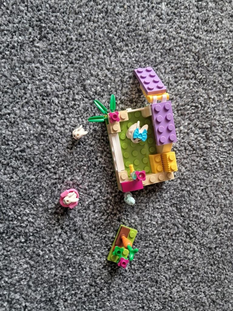 Lego friends bunny and babies set 41087, Ophalen of Verzenden, Zo goed als nieuw